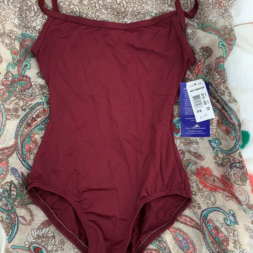 Motionwear Burgundy Leotard